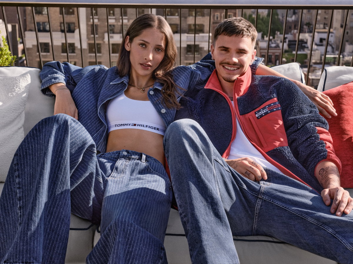Romeo Beckham makes iconic Tommy Hilfiger denim the must-have look of ...