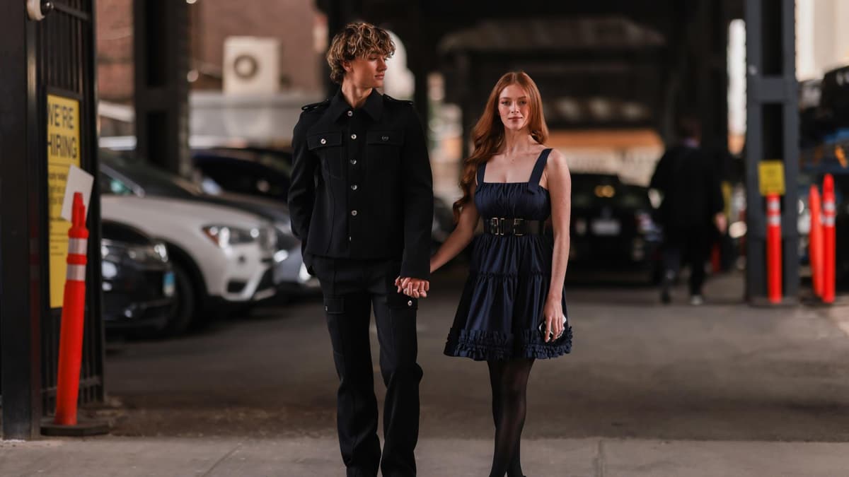 Gevin Larson auf der Fashion Week