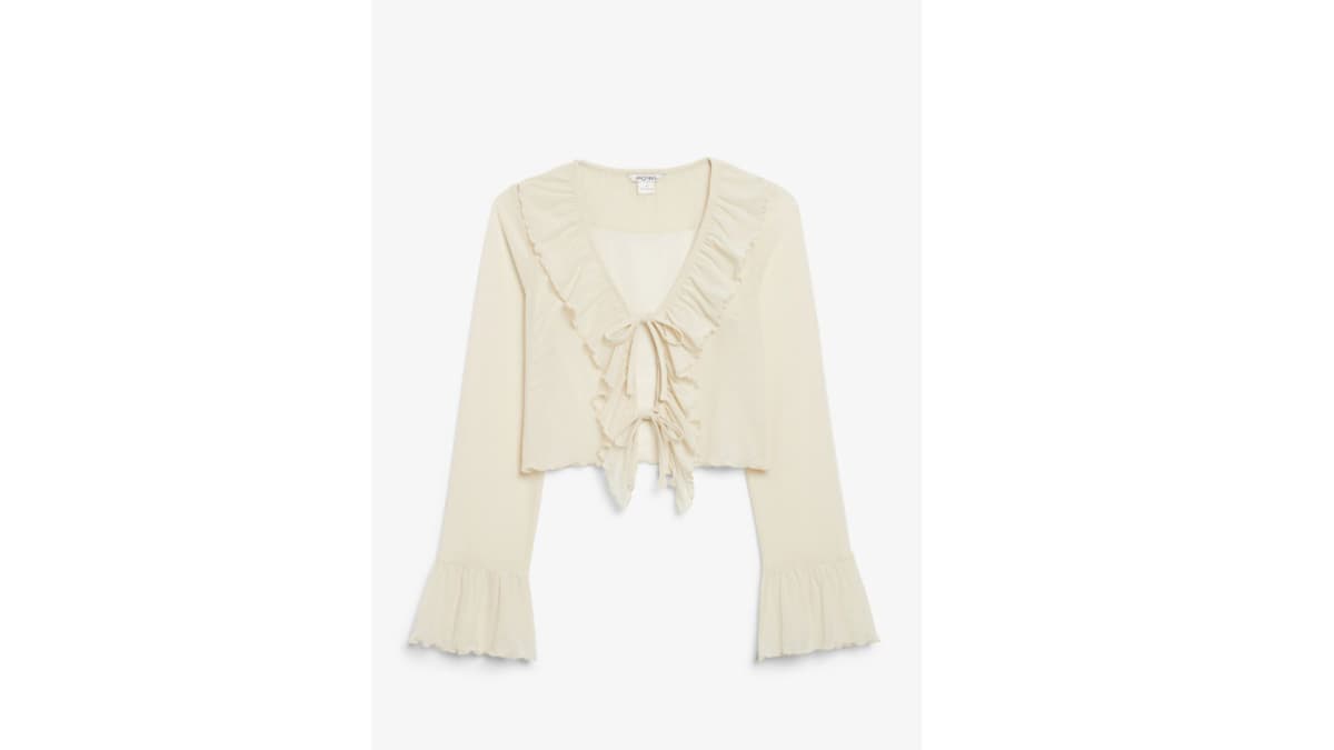 Bluse mit Schnürung vorne