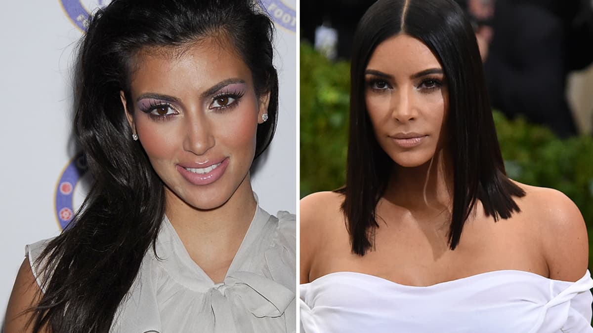 Kim Kardashian früher und heute