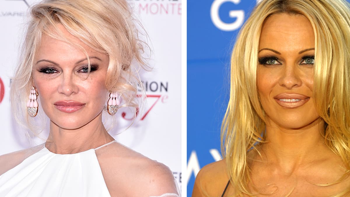Pamela Anderson früher heute