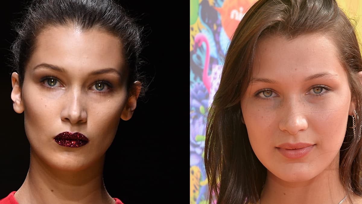 Bella Hadid im Vergleich