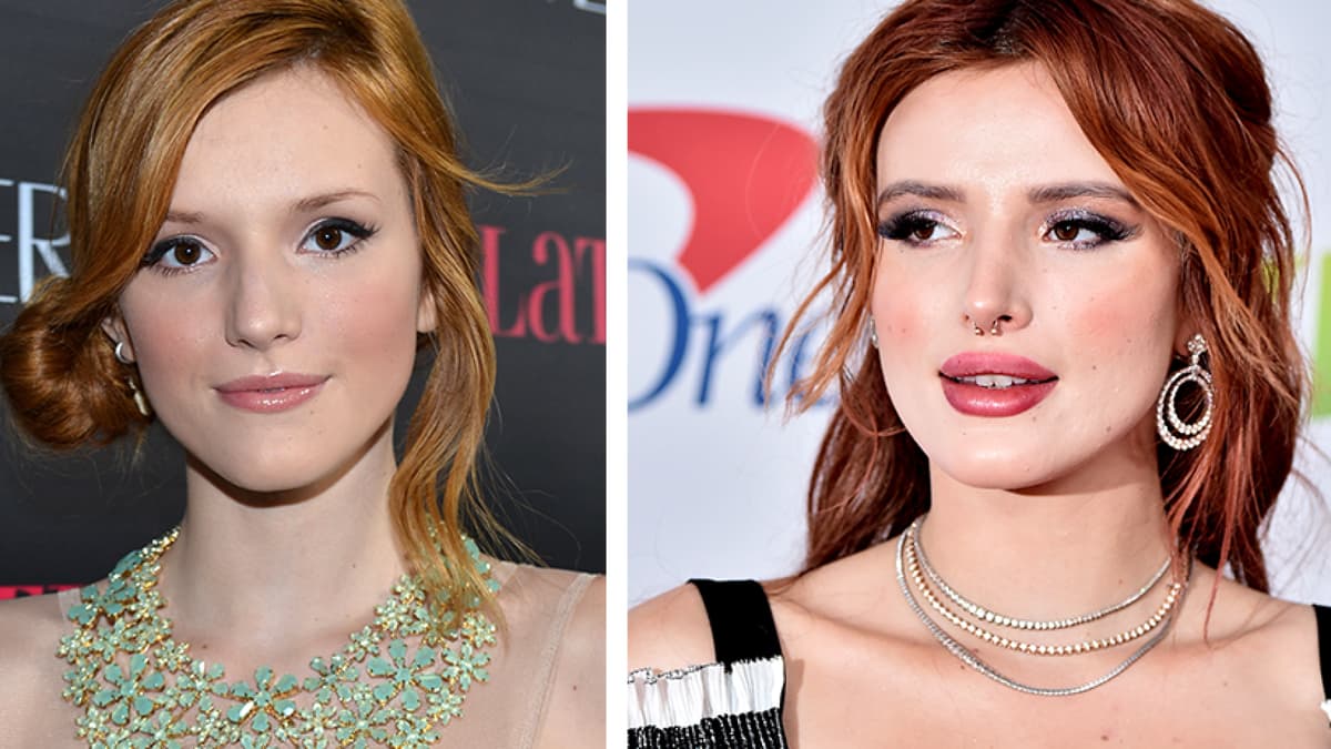 Bella Thorne operiert und vorher