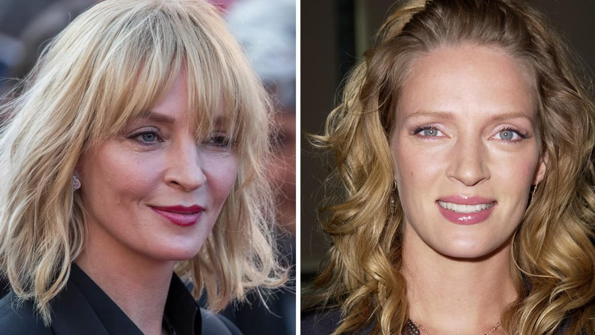 Uma Thurman früher heute