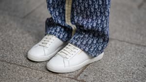 weiße Sneaker von Saint Laurent