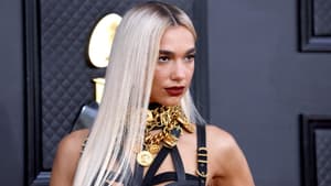 Dua Lipa in Versace GRAMMY Awards
