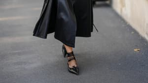 Streetstyle mit spitzen Ballerinas