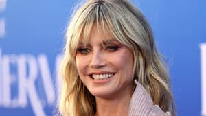 Heidi Klum in Kleid auf der World Premiere of Disney Arielle