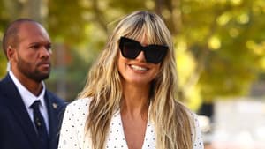 Heidi Klum Milky Nails