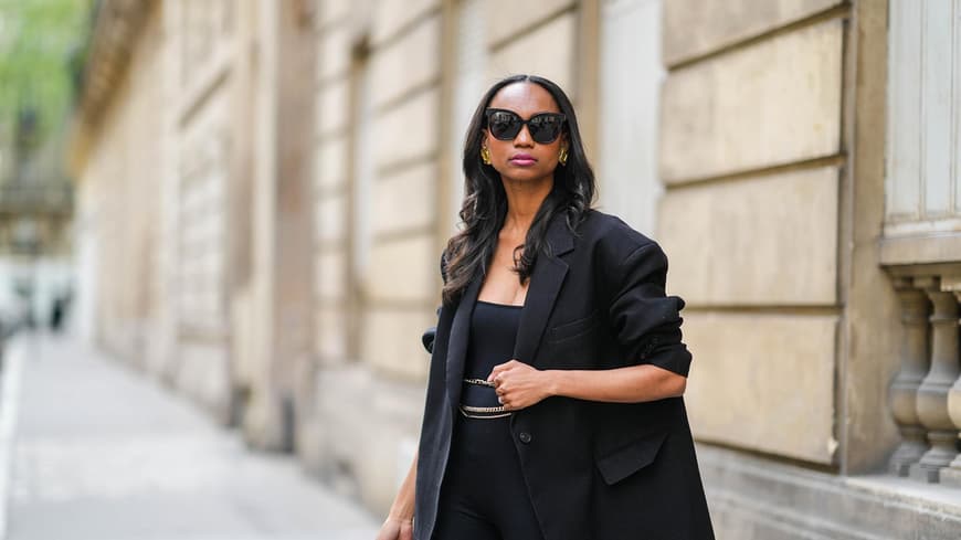 Emilie Joseph in einem schwarzen Blazer