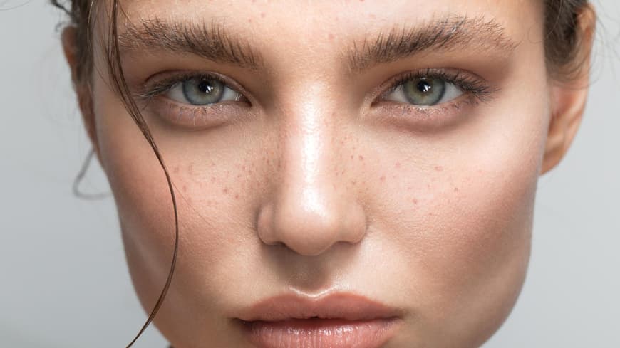 Frau Nahaufnahme Gesicht Beauty
