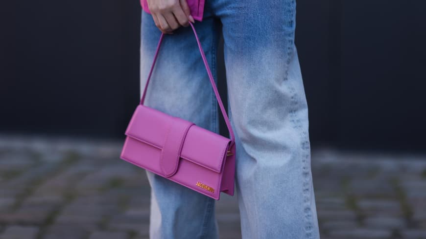 Streetstyle pinke Jacquemus Tasche