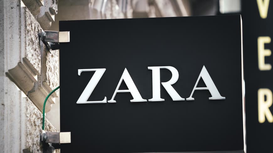 Schild von ZARA