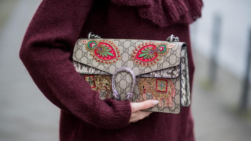 Gucci Dionysus Tasche mit auffälligem Muster