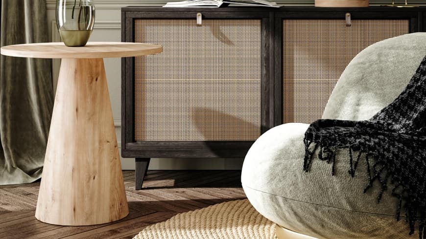 Home Interior Scandi-Boho Stil