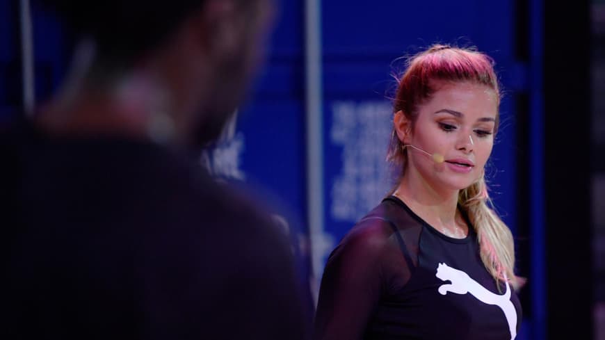 Pamela Reif beim Live-Workout