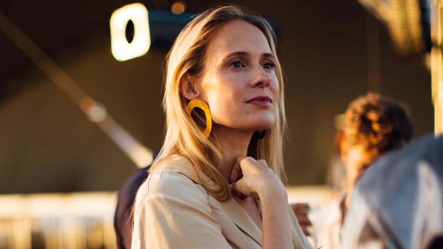 Kopenhagen Fashion Week Streetstyle Frau