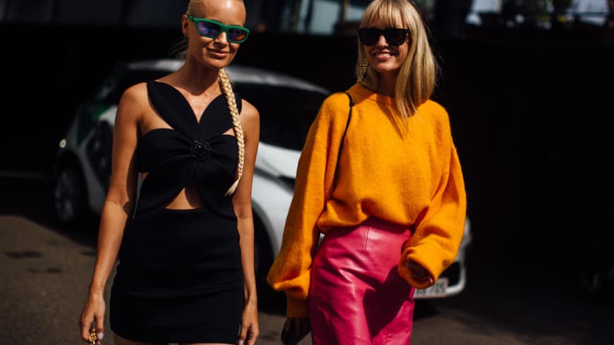 Kopenhagen Fashion Week Streetstyle zwei Frauen