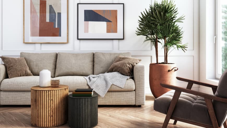 Modernes Wohnzimmer Interieur