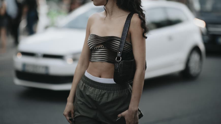 Paris Fashion Week Streetstyle Frau