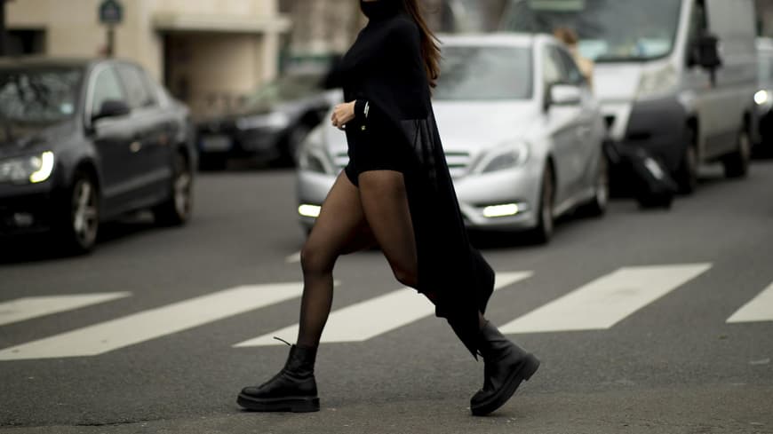 Paris Fashion Week Streetstyle Frau 