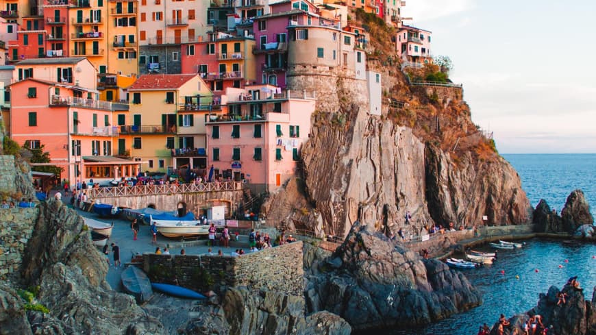 Manarola Italien Stadt 