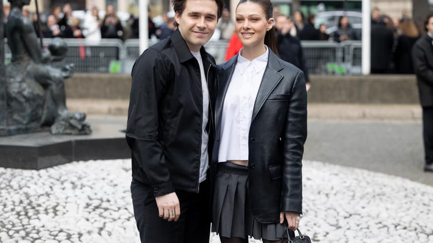 Brooklyn Beckham und Nicola Peltz Streetstyle Minirock