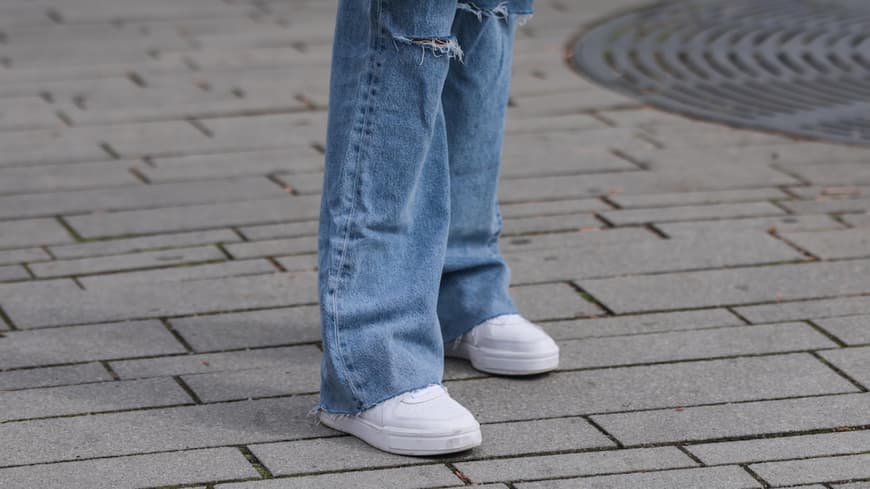 Weißer Sneaker