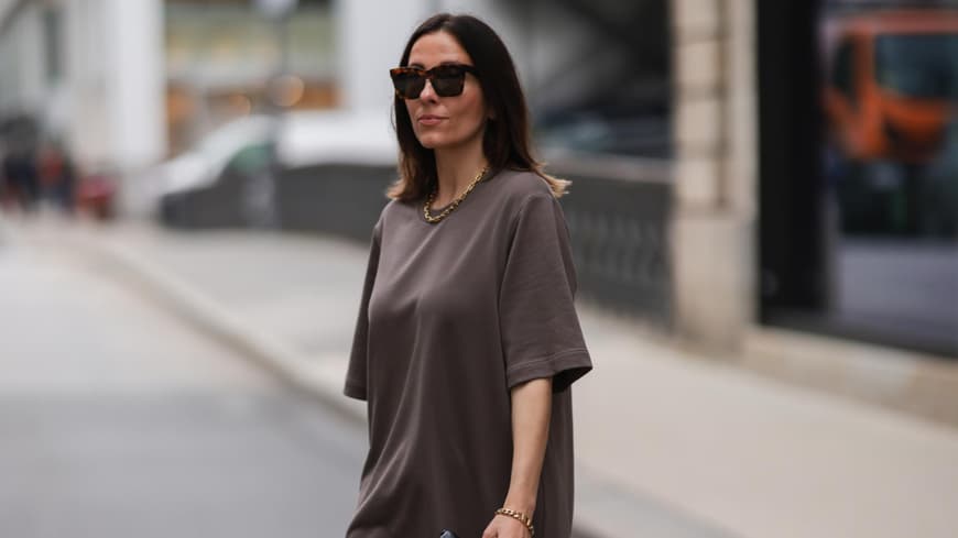 Streetstyle: T-Shirt-Kleid
