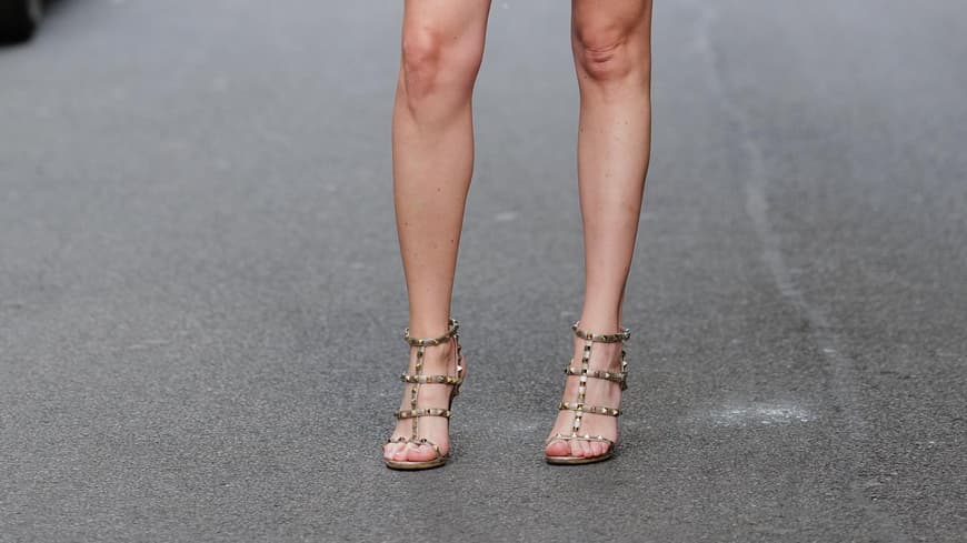 Sandalen mit Absatz