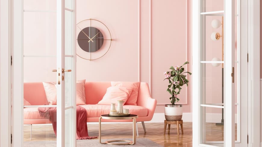 Wohzimmer Barbie-Pink