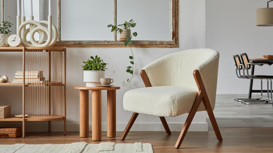 Sessel im Wohnzimmer