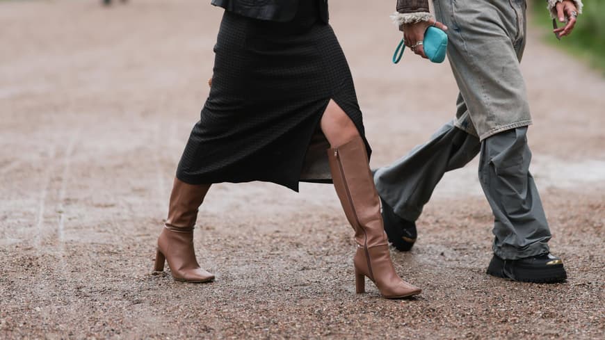 Braune Stiefel