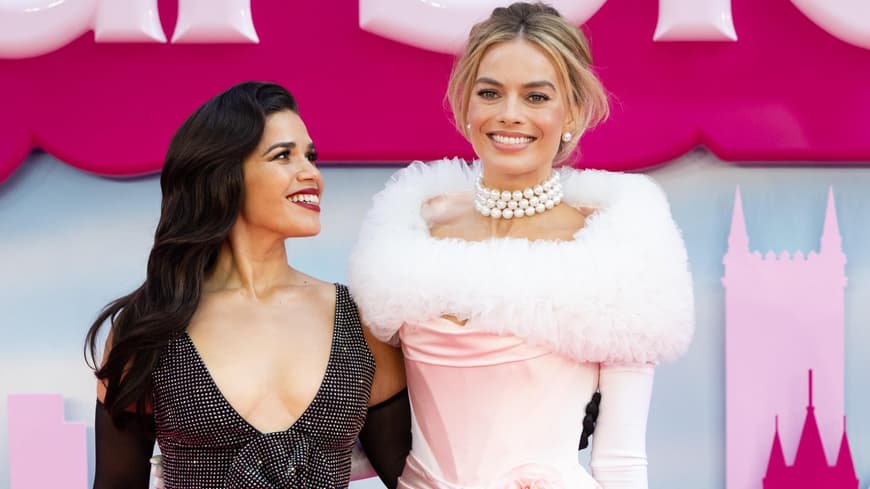 America Ferrera und "Barbie"-Star Margot Robbie