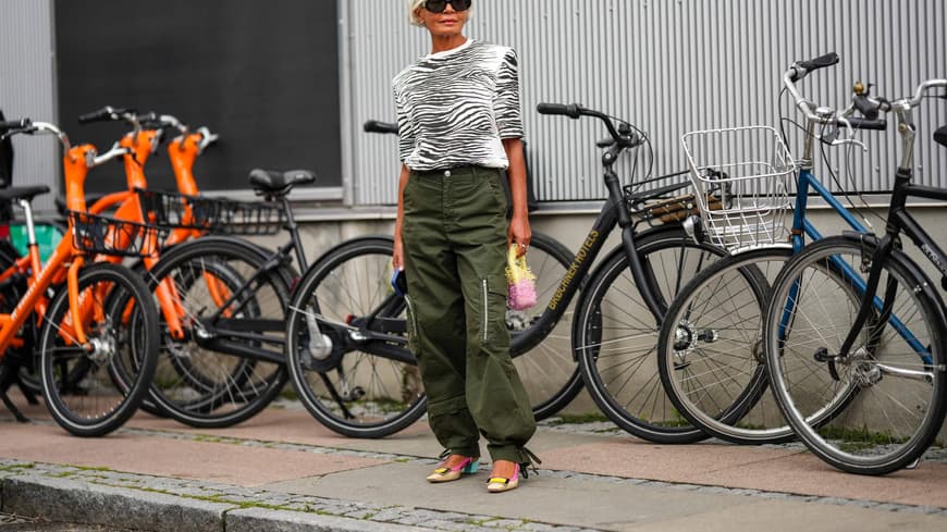 Grece Ghanem im Zebra-Shirt