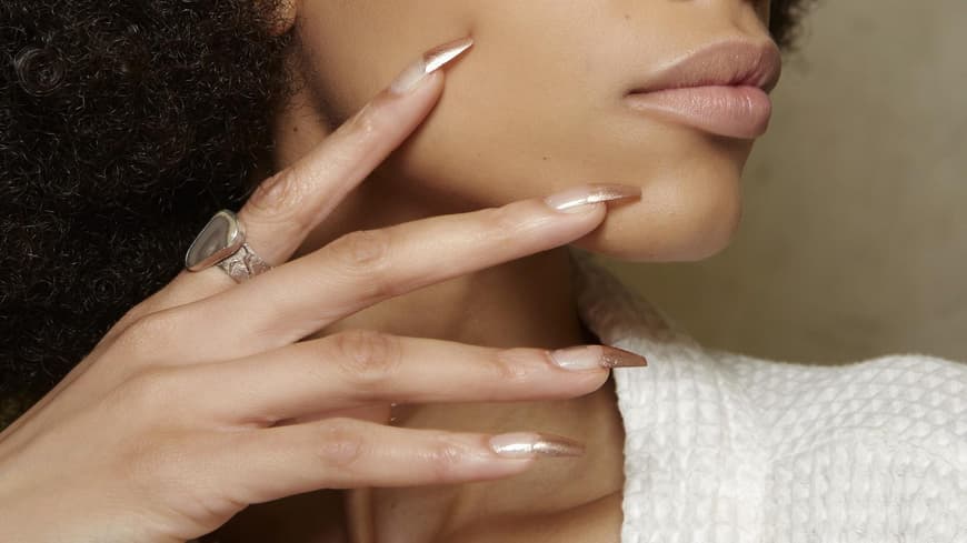 Glazed French Nails