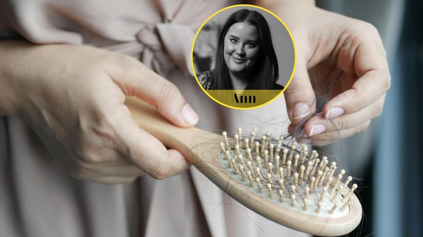 Haare in der Bürste