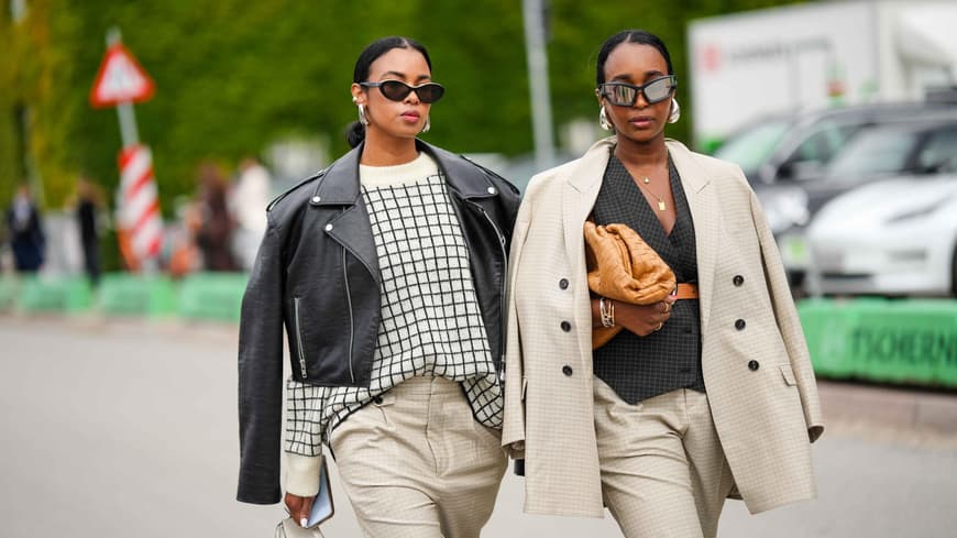 Zwei Frauen Streetstyle