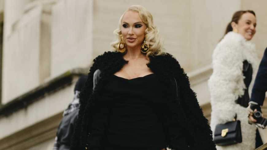 Christine Quinn auf der Haute Couture Show 