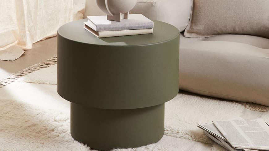 Beistelltisch in Grün aus Metall von H&M Home