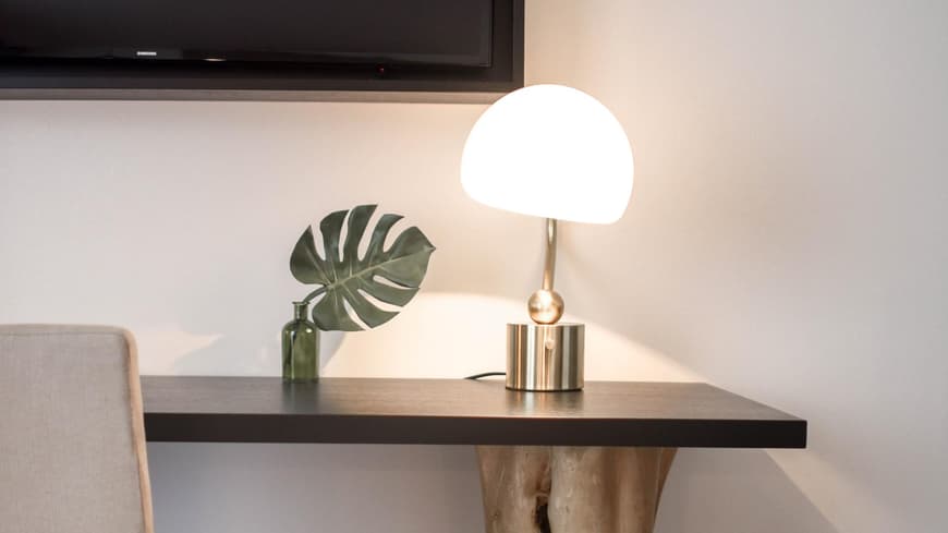 Tischlampe Gold