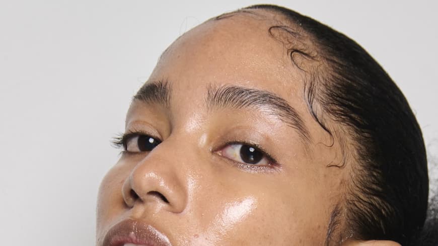 Model Backstage bei Fashion Show