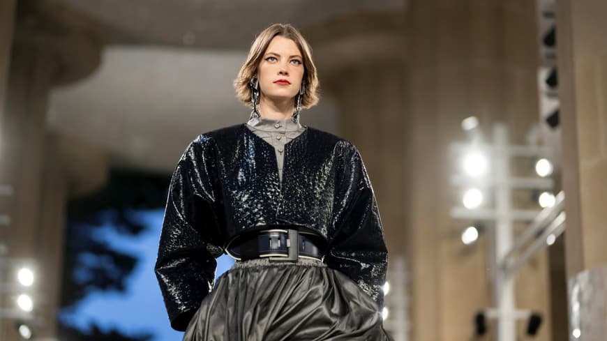 Model bei Louis Vuitton