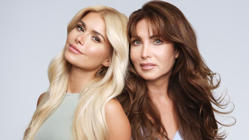 Pamela Reif mit ihrer Mama
