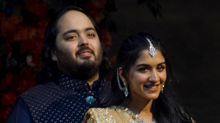 Radhika Merchant und Anant Ambani 