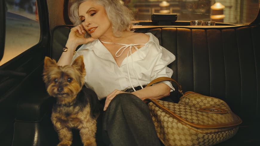 Debbie Harry mit Gucci Blondie Bag