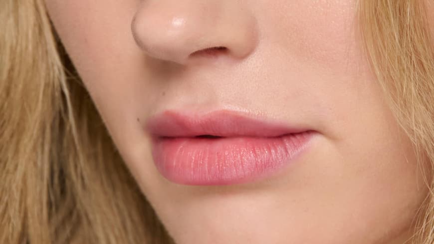 Betonte Lippen