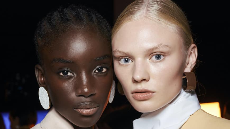 Zwei Models Porträt