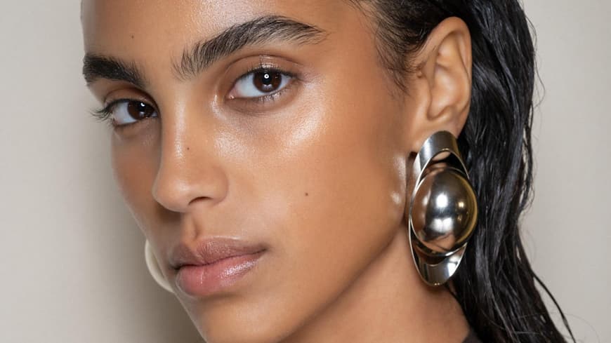 Braunes Augen-Make-up