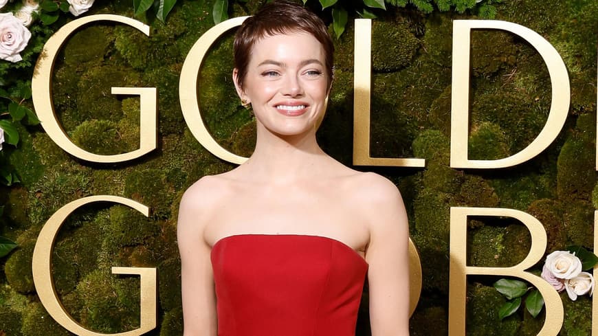 Emma Stone bei den Golden Globes 2025